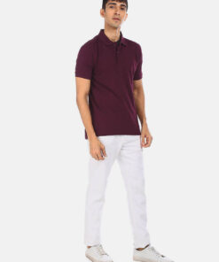 Alternative view of Solid Polo Tee